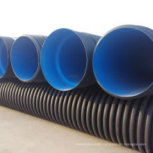 SN8 HDPE double wall corrugated drainage pipe price